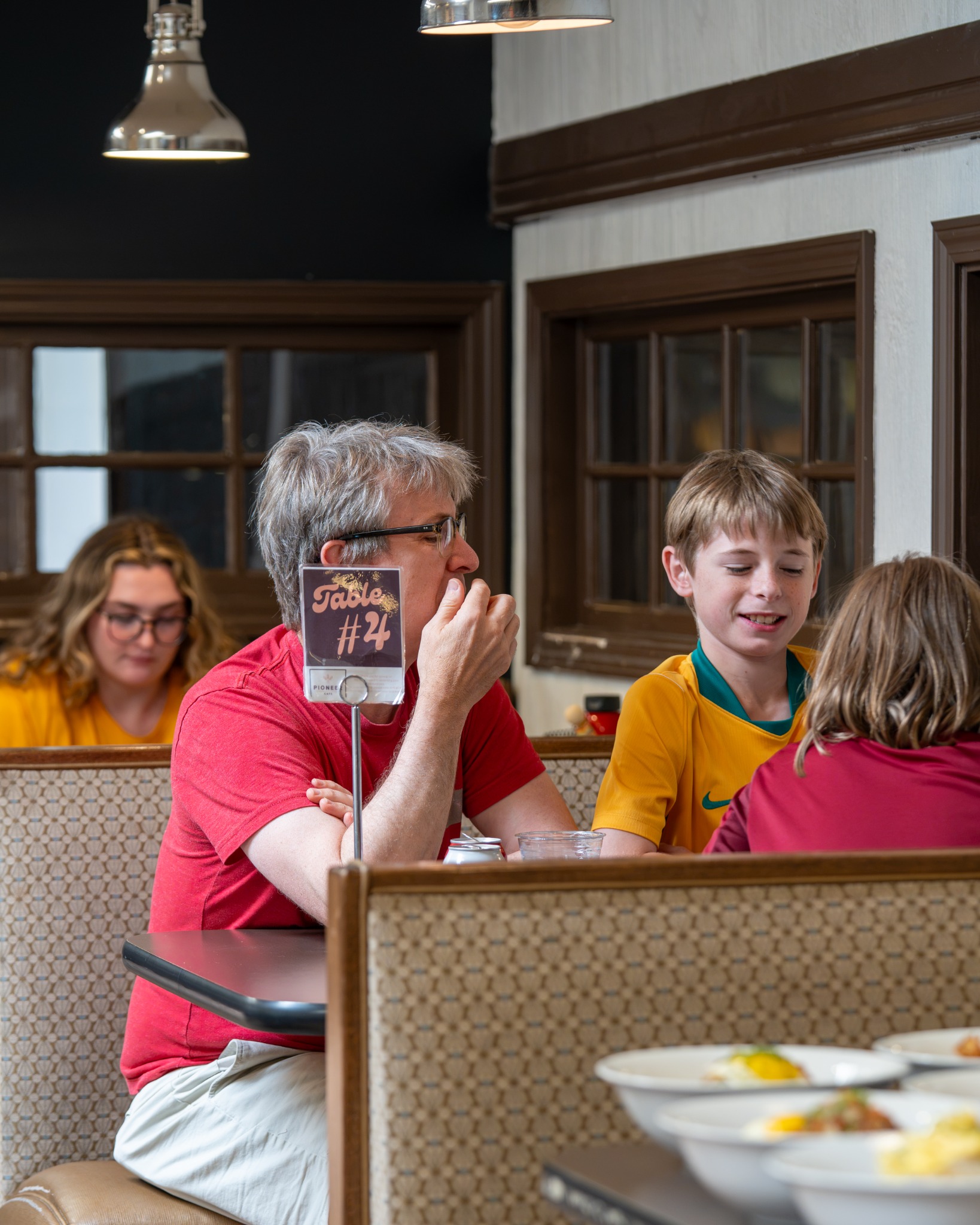 Guests enjoying a meal at The Pioneer Bakery Cafe